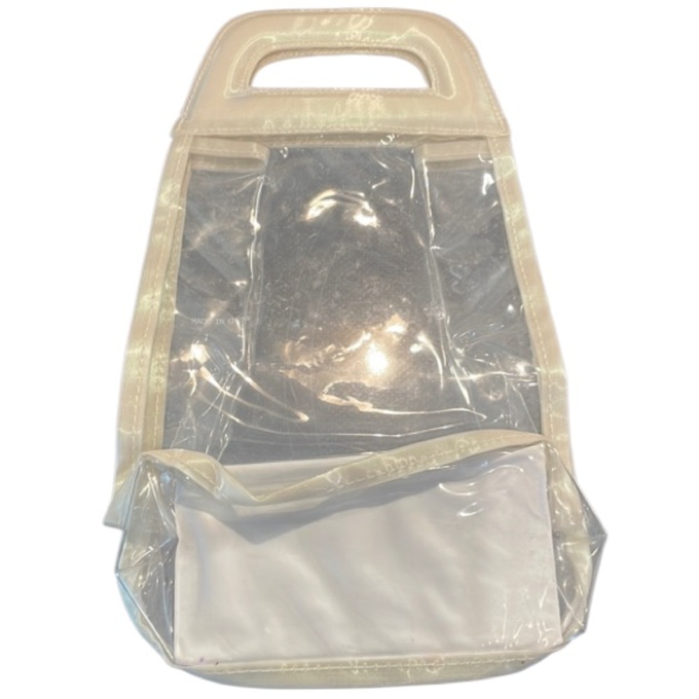 Mary Kay cosmetic tote bag make up product clear vinyl plastic handle 10…